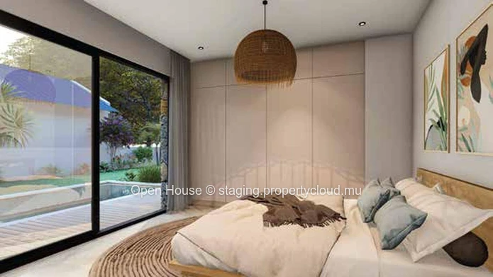 Mont Mascal, Villa exclusively for Mauritians, 3 bedrooms, 2 bathrooms, swimming pool.
