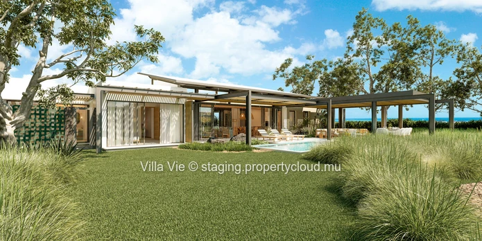 Rivière Noire - Villa d'exception de 3 chambres avec vue montagne