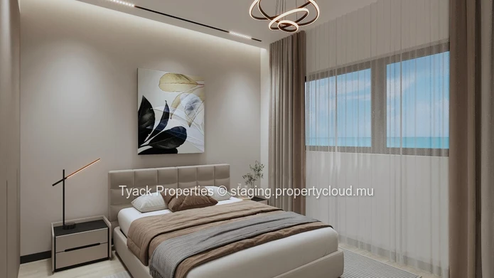 Modern 3-Bedroom Apartments with Rooftop Pool in Pereybere