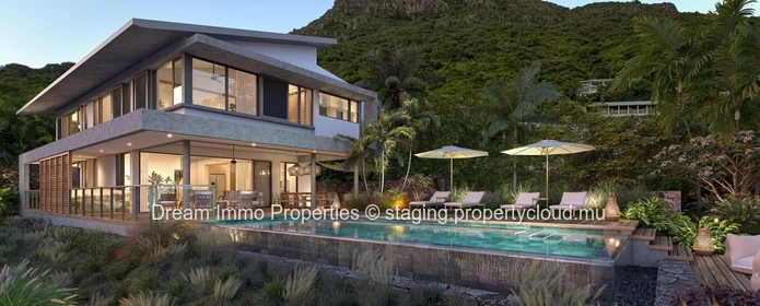 Somptueuses Villas Offrant Une Vue Mer & Morne Panoramique A Riviere Noire – Ile Maurice