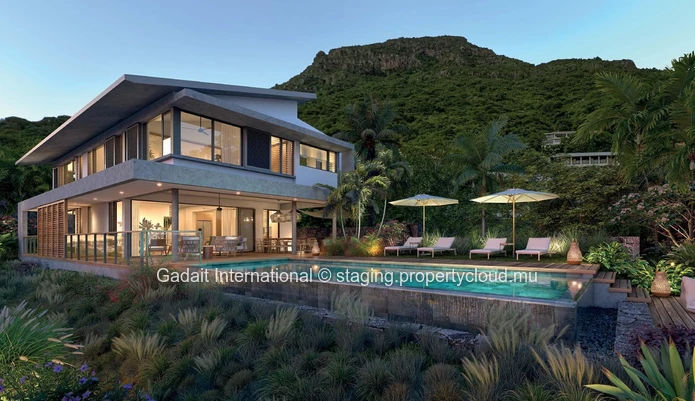 Villa with pool, sea view, and golf course access | Black River, Mauritius