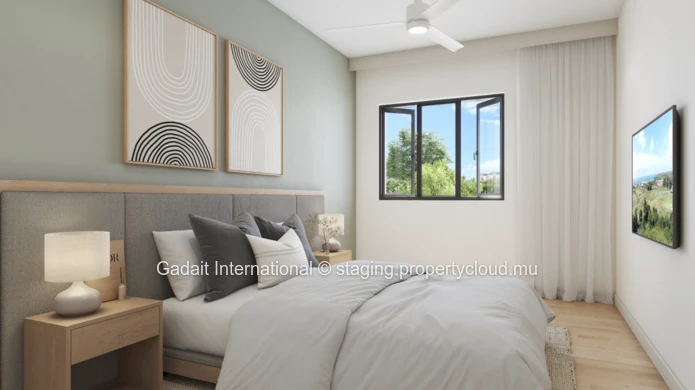 Appartement 1 chambre avec jardin privatif – Rez-de-chaussée – Azuri, île Maurice