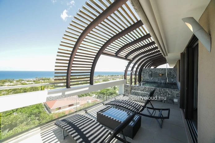 For sale magnificent penthouse duplex sea view on the west coast of Mauritius