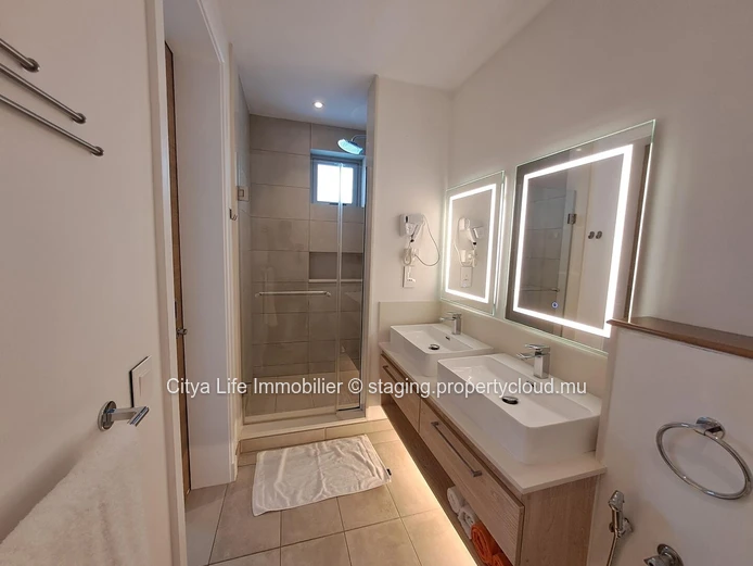 Luxury Living in Grand Gaube: Furnished 2 BR Apartment with Private Pool, Close to Schools, Shops, and Hospital - Rs ...