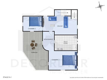 Maison de 3 Chambres