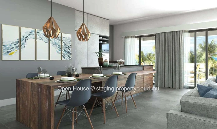 LA POINTE - POINTE AUX CANONNIERS, Penthouse 2 bedrooms 