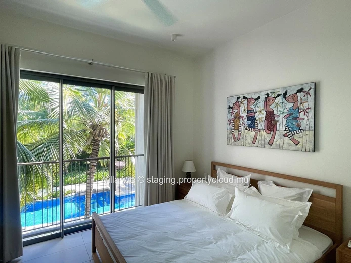 Mont Choisy - Beautiful 2-bedroom en suite apartment in a secure residence, golf view