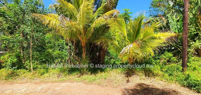 This beautiful residential plot of 225 toises (20 perches) is located in a private and intimate morcellement in Chamarel