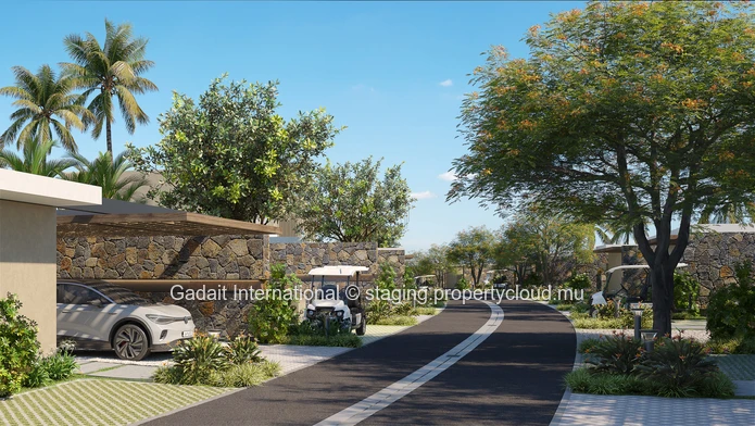 Invest in a luxury 2 bedroom villa with golf view in Azuri, Mauritius