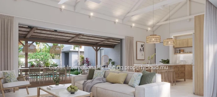Villa for sale in Mont Mascal with garden, a stone's throw from the beaches of Mauritius