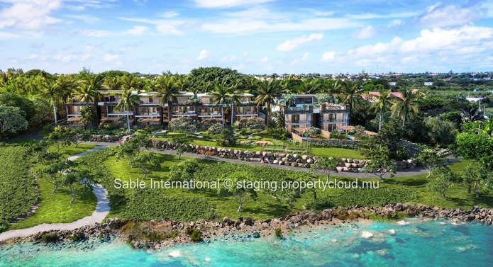 Stunning Beachfront Apartment in Calodyne with 3 Beds, Communal Pool, and Sea Views 