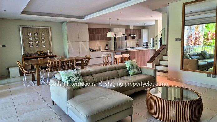 Townhouse 3 chambres à vendre à Anahita, avec vue golf, piscine privée et domotique