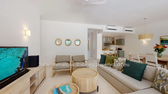 Appartement R+2 à vendre à Péreybère, 143m², 3 chambres, piscine commune, parking sécurisé, proche des commodités. Pr...