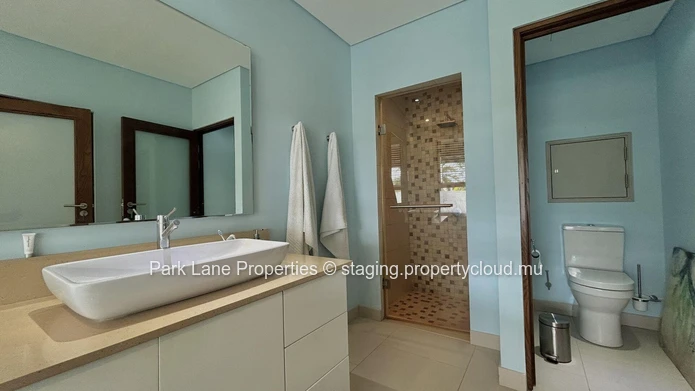 Appartement confortable de 3 chambres avec terrasse, piscine et accès à la plage à Pereybere