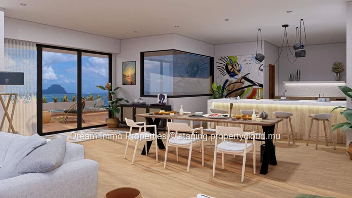Sublimes Penthouses Vue Mer & Montagne Avec Piscine Privee A Tamarin – Ile Maurice
