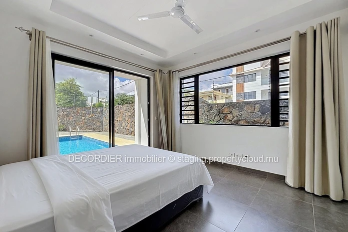 Modern villa for rent in Trou aux Biches