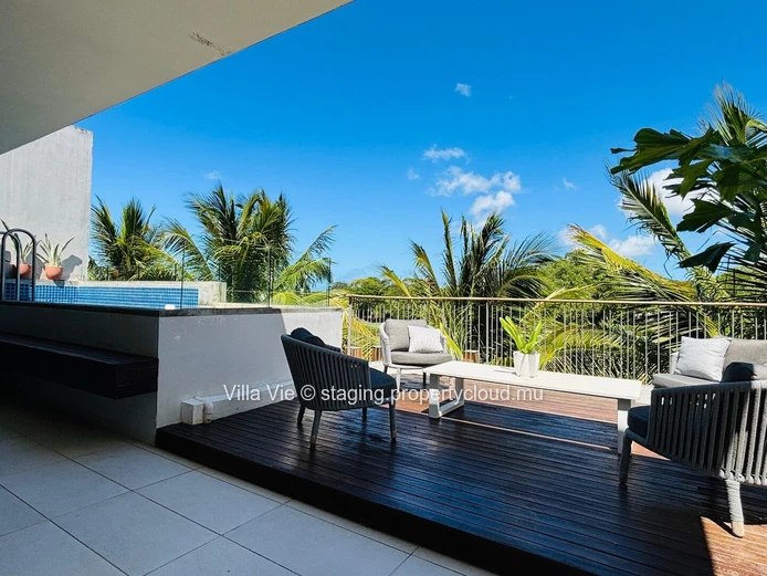 Mont Choisy - Beautiful 2-bedroom en-suite penthouse with private pool