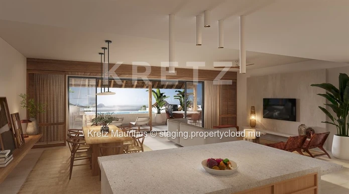 Penthouse with panoramic views in the heart of a 5-star resort