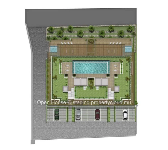 Appartement avec une vue mer féérique. 3 chambres, Piscine. Accessible aux étrangers.