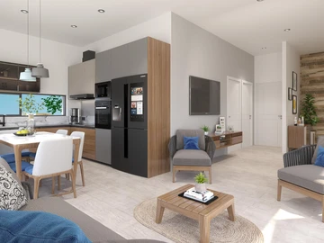Townhouse, Duplex de 3 Chambres