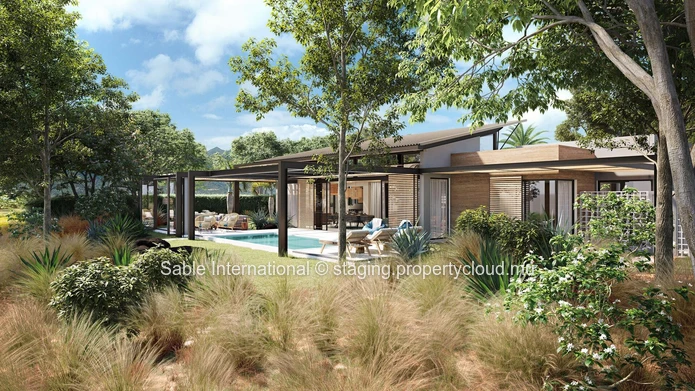 Luxury Villa in Smart City Tamarin with Private Pool, Beachfront, Tennis Court, and More! 