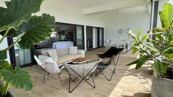 Appartement meublé de standing à louer à Pointe aux Canonniers