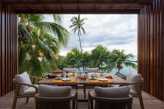 Luxury Beachfront Apartment with Pool in Trou aux Biches