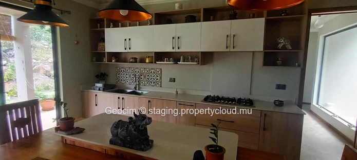 Petite Rivière Noire Domaine de Palmyre Maison de plain-pied de 3 càc 3sdb séjour salon bureaux piscine sur 39.5 perc... (Mandat exclusif)