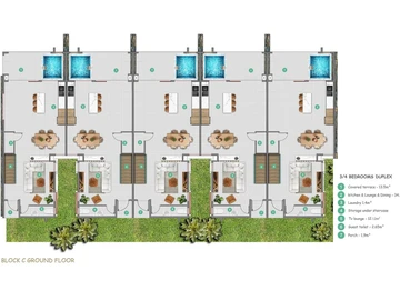 3 Bedroom Townhouse, Duplex