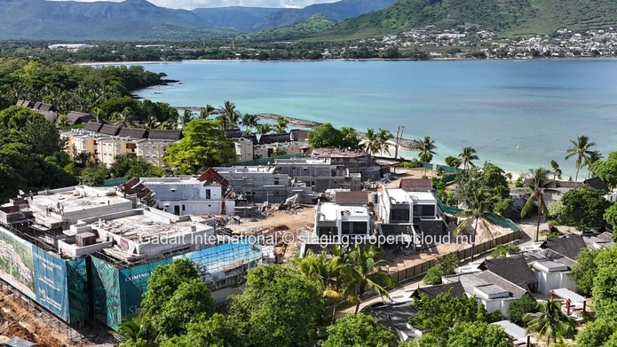 Exclusive penthouse with pool and sea view for sale on the west coast of Mauritius.