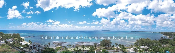 Luxurious Apartment with Private Pool & Sea Views in Pointe aux Canonniers