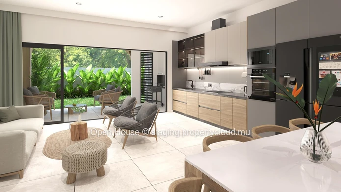 Maison à vendre. Tamarin, 152m², piscine privée, accès aux étrangers, proche des commerces,