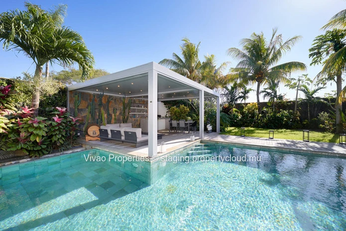 Exceptional villas for sale in Grand Baie - 414m2 - Heated swimming pool of 93m2 - Home automation - Fully furnished ...