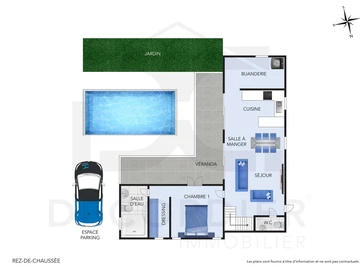 Maison de 3 Chambres