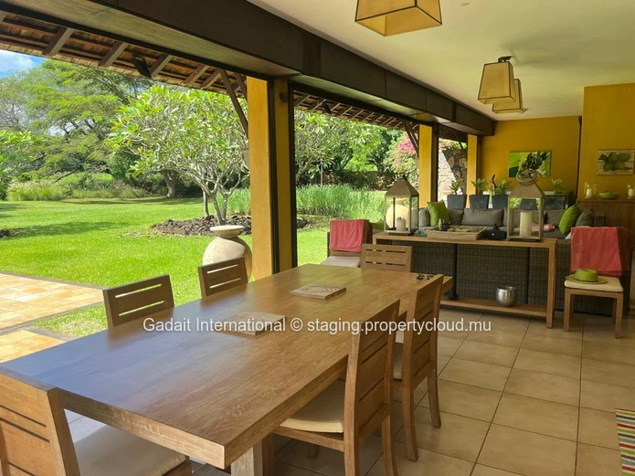 Villa Meublée de Plain-Pied avec Piscine Privée à vendre | Tamarina Golf Resort, Île Maurice