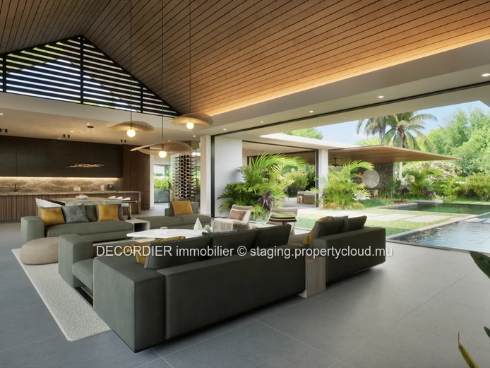 Luxurious villa of very high standing located on the Mont Choisy golf course.