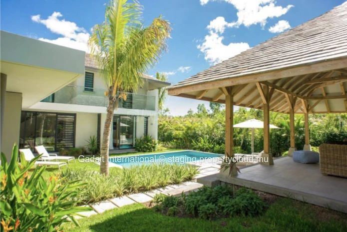 Villa Tropicale Élégante à Marguery – 3 Chambres avec Piscine Privée & Vue Montagne