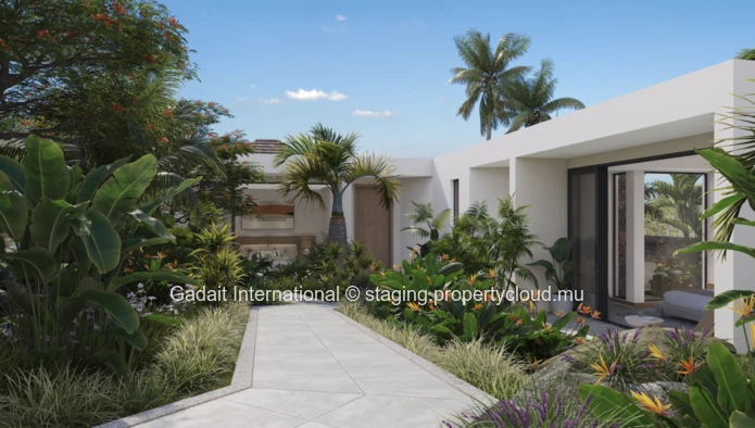 For sale exceptional contemporary villa in the Bel Ombre estate, in the south of Mauritius