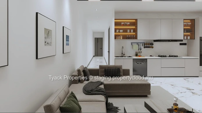 Modern 3-Bedroom Apartments with Rooftop Pool in Pereybere