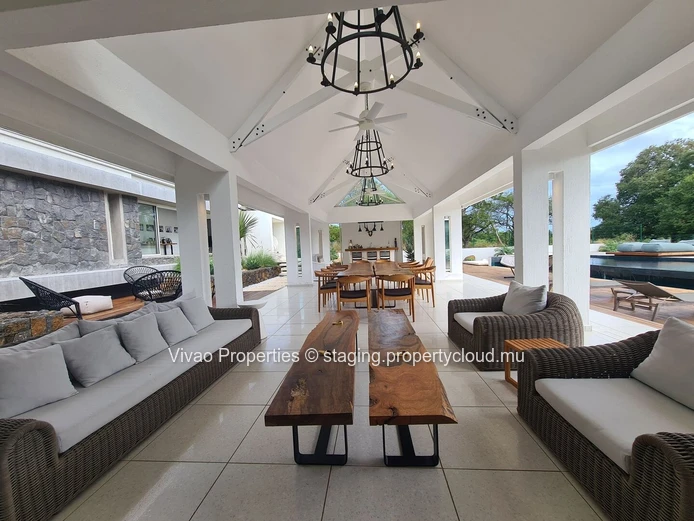 Luxury Villa West Coast - Rs 80M - Infinity Pool on Deck - 3+ Bedrooms - Reception Terrace - Secure Gated Community