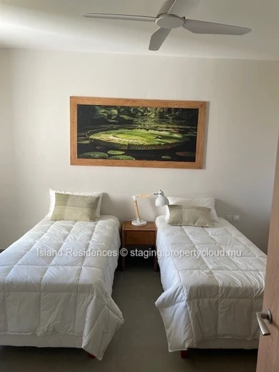 3 bedroom apartment on the second floor (escalator) in a new upscale secure residence with swimming pool and parking
