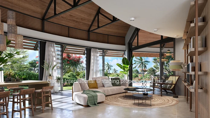 Demera: luxury villa with privileged access to the beaches of Ile aux Cerfs, Anahita Beau Champ
