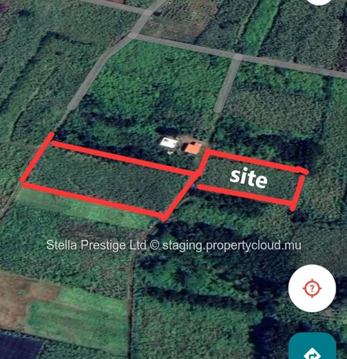 2.727m² Terrain agricole à Sébastopol avec vue sur la montagne et proche de l'école - Seulement Rs!