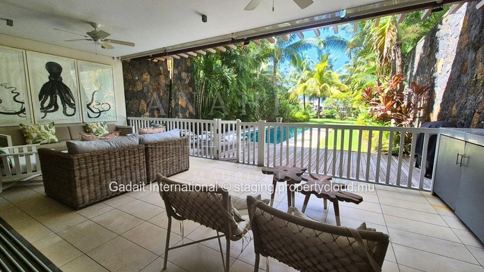 Townhouse 3 chambres à vendre à Anahita, avec vue golf, piscine privée et domotique