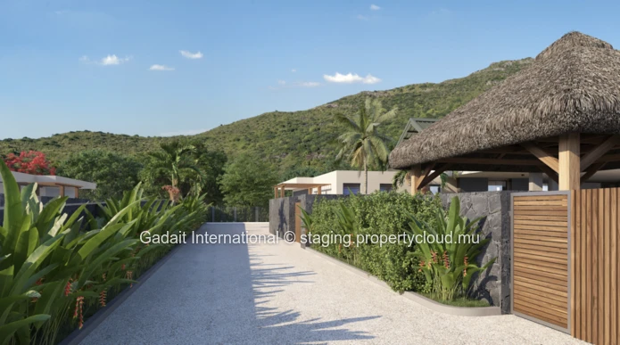 Villa de luxe de plain-pied à Tamarin avec piscine, verger privé et vue montagne – Adresse exclusive à l'Île Maurice