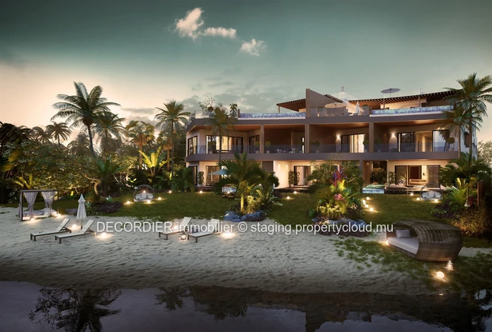 For sale ultimate apartment beachfront Residences in Mauritius with Permanent Resident Permit