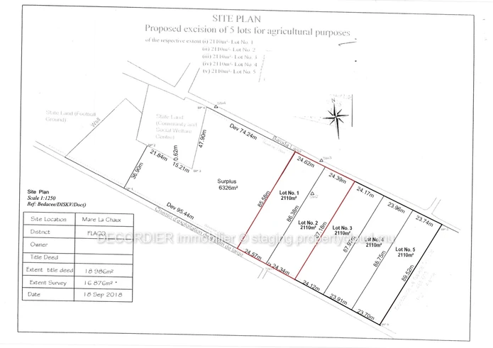 For sale agricultural land - Mare la Chaux, Flacq