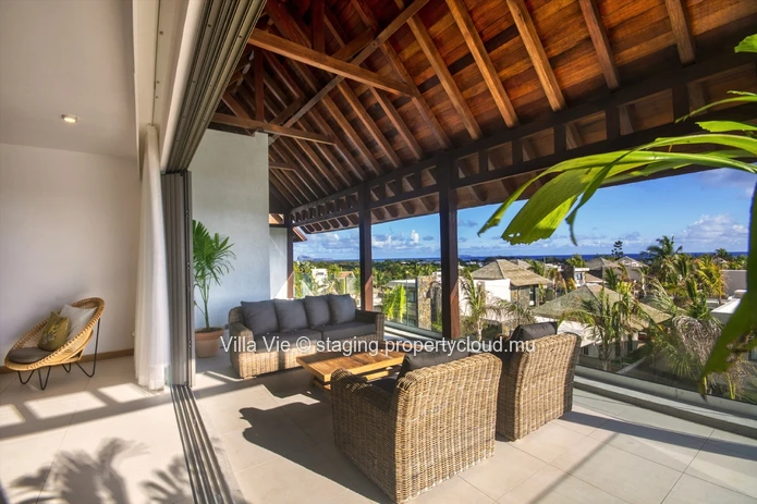 Grand Gaube - Belle penthouse avec piscine