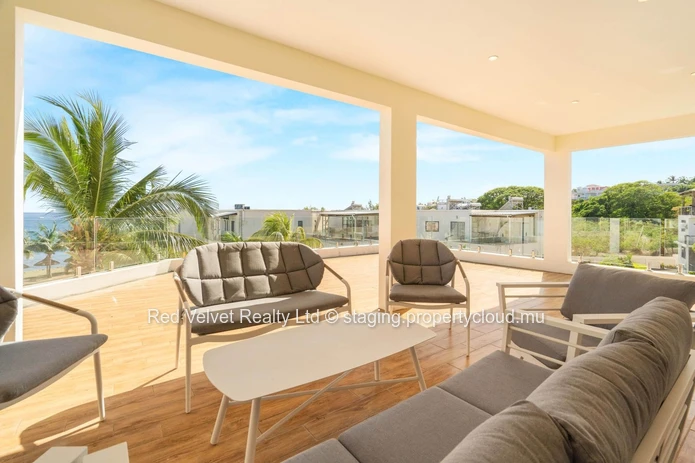 Penthouse en front de mer avec vue sur l'océan – 3 chambres – Flic en Flac