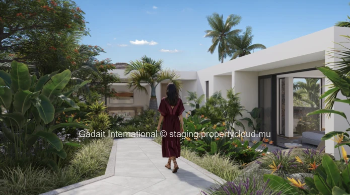 For sale exceptional contemporary villa in the Bel Ombre estate, in the south of Mauritius